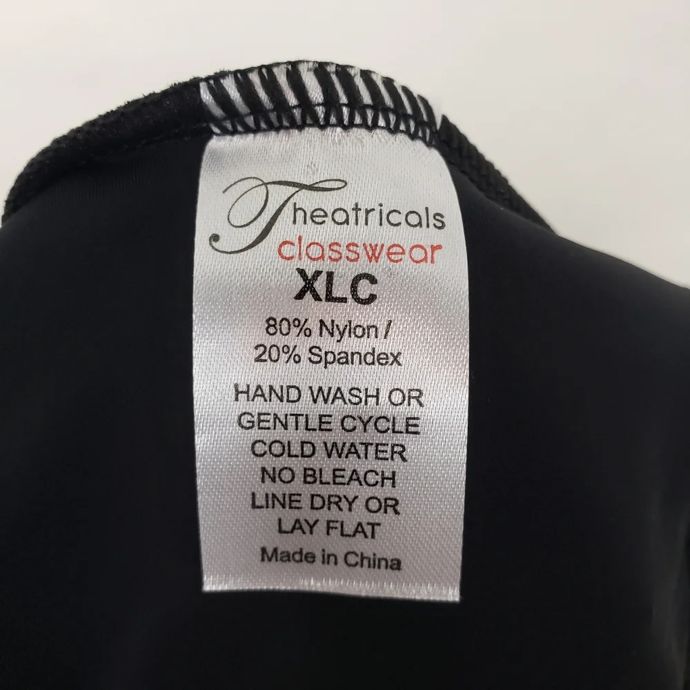 NWT Theatricals Mock Neck Dance Crop Top XLC - Picture 7 of 7